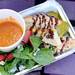 The Produce Station grilled cheese includes a blend of three cheeses and is grilled on focaccia bread with a fig and balsamic gastrique and served with a smoked tomato bisque and Michigan strawberry side salad. Melanie Maxwell | AnnArbor.com